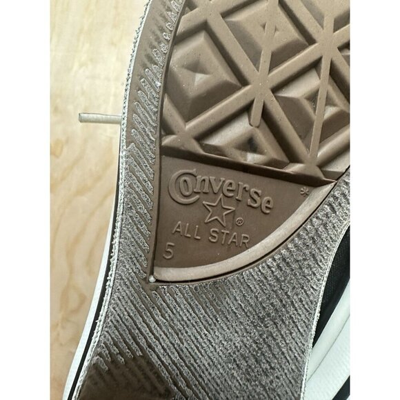 Converse Men’s 5 Black Chuck Shoe Women’s 7 Canvas All Star Youth - Picture 4 of 6